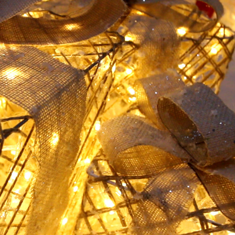 Christmas Lighting Gift Boxes With Bows Indoor Decorations Snow Gift Box Glowing Gift Box Home Garden Christmas anassiri.com