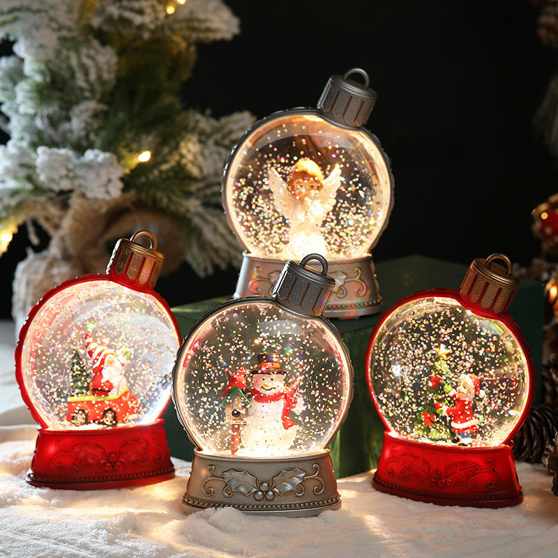 Christmas Holiday Decorations Luminous Simulation Flat Light LED Decoration Scene Layout Flame Light Home Decor anassiri.com