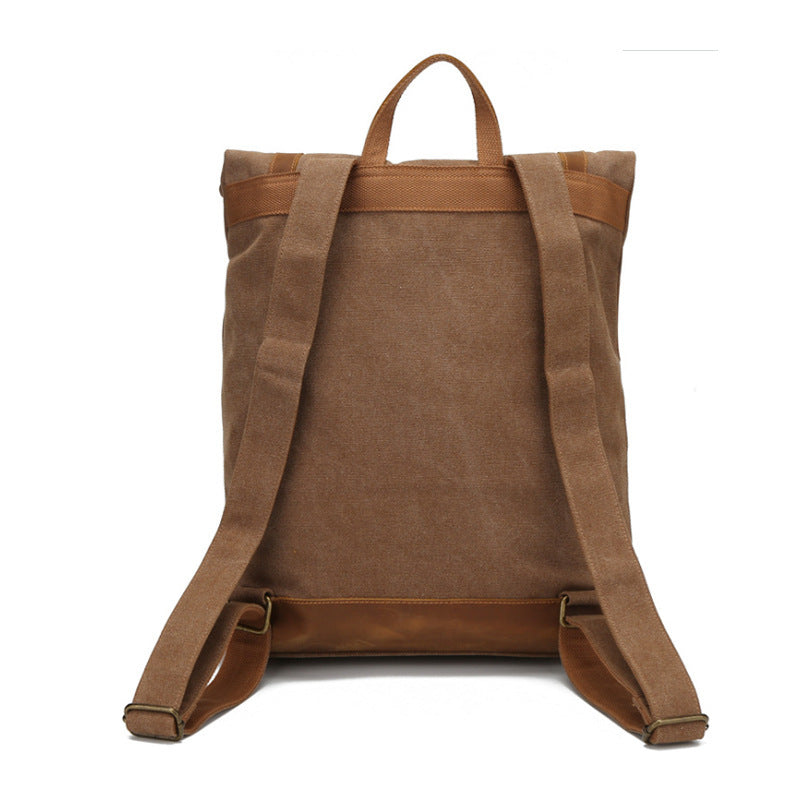One-shoulder Roll Top Roll Cover Backpack anassiri.com