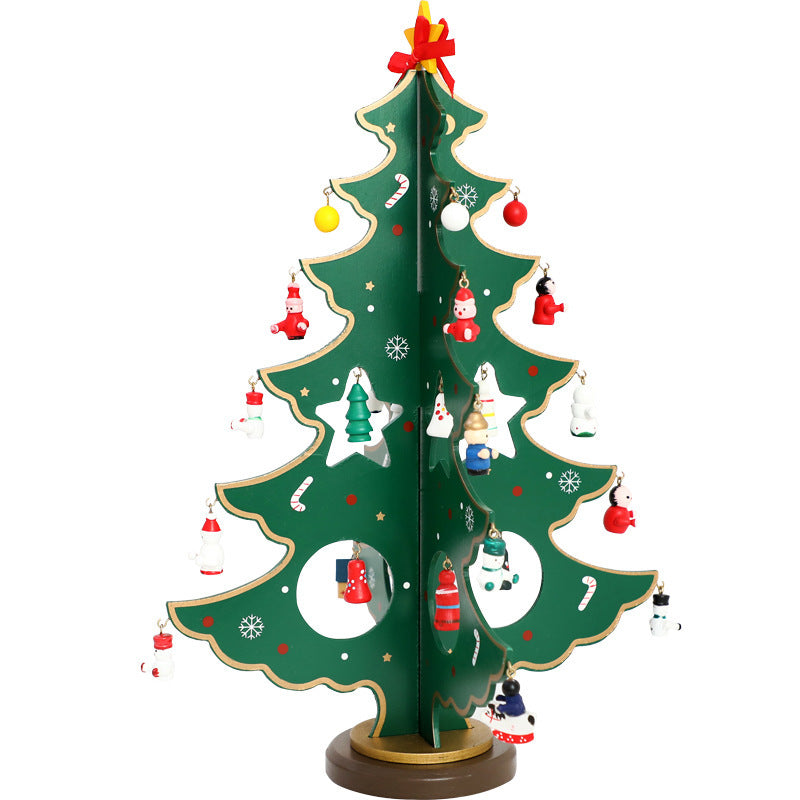 Christmas Decorations Creative Christmas Tree Desktop Decoration Decorations Wood Christmas Tree anassiri.com