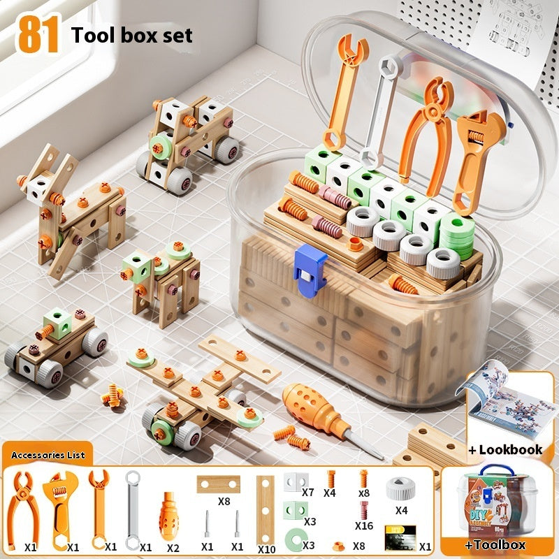 Children's Screw Toy Assembly And Disassembly Educational Concentration Boy anassiri.com