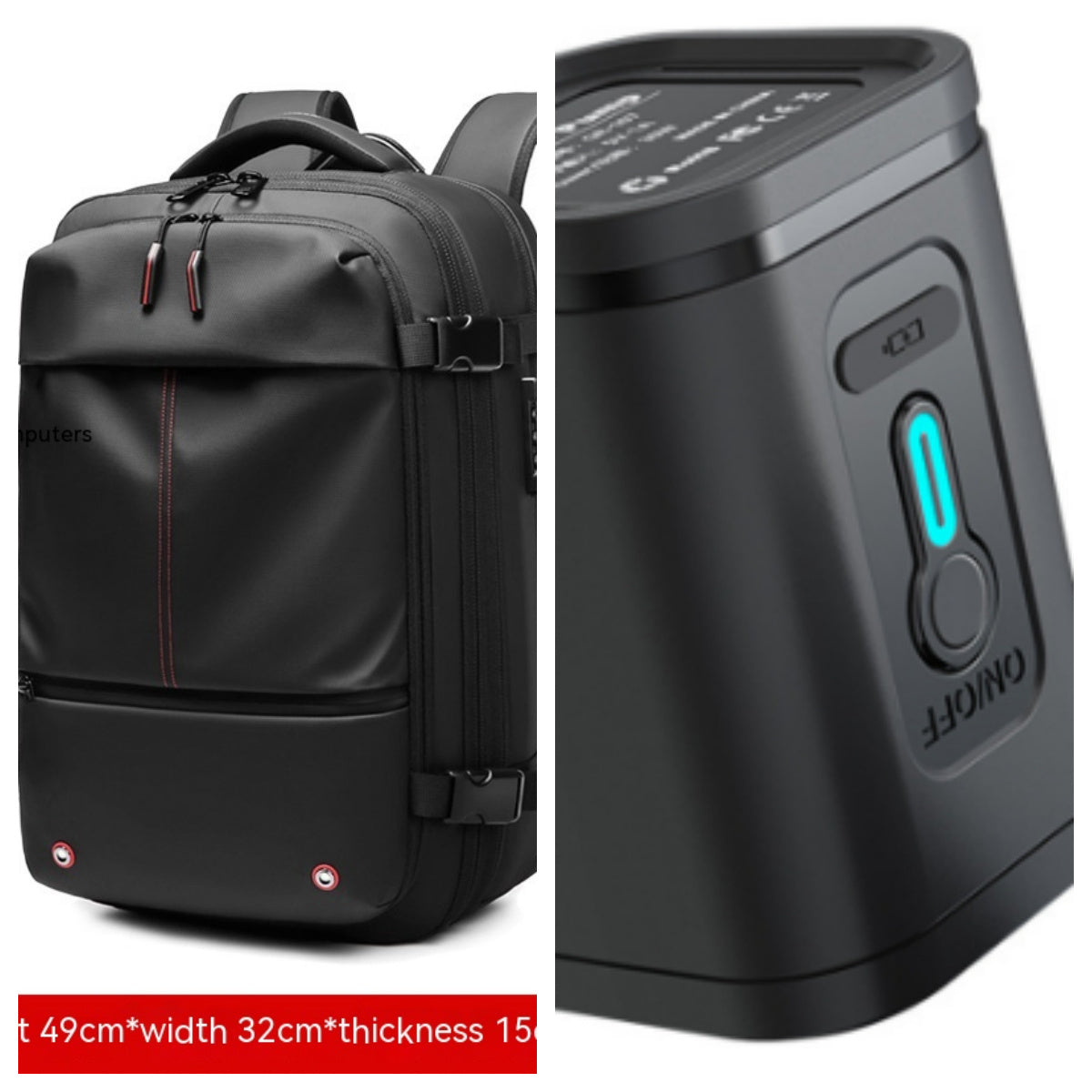 Travel Backpack Men's Business Multifunction Computer Bag Vacuum Compression Large-capacity Backpack anassiri.com