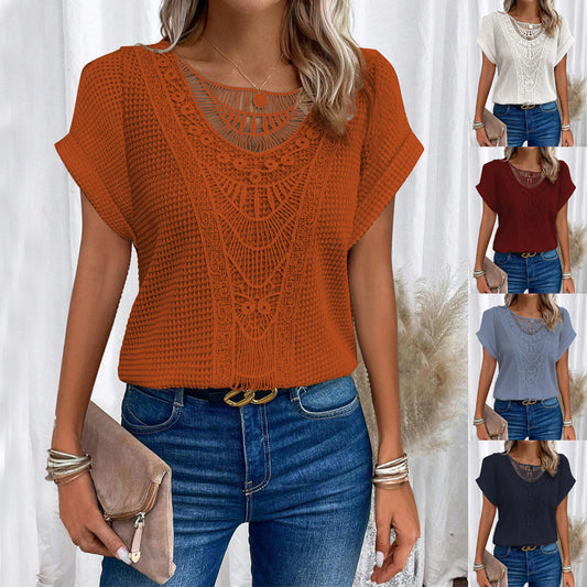 T-shirt Fashion Ethnic Style Tops Women's Clothing anassiri.com