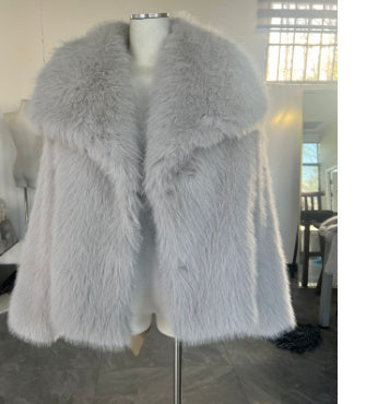 Winter Plush Lapel Coat - Thickened Casual Long Sleeve Outerwear for Women anassiri.com