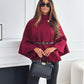 New Stand Collar BJacket Woolen Sweater Outwear For Women Clothing