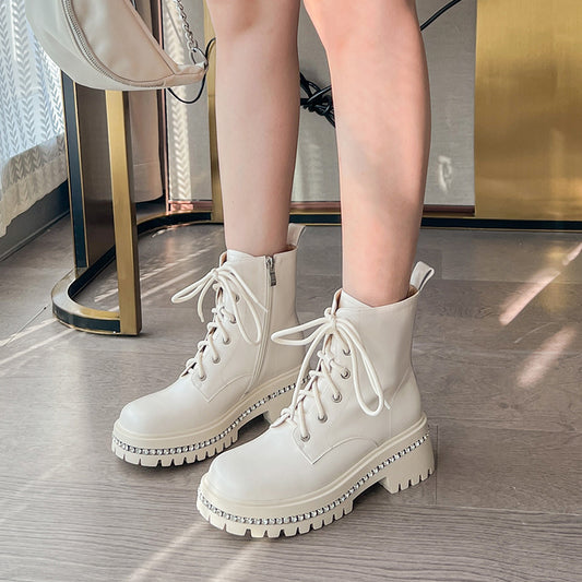 Thick Sole Boots -   - anassiri.com anassiri.com