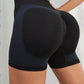 Women's Fashion Seamless Peach Tight High Waist Sports And Fitness Shorts