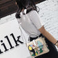 Fashion Two-Color Parrot One Shoulder Messenger Small Square Bag -  WOMEN BAGS - anassiri.com