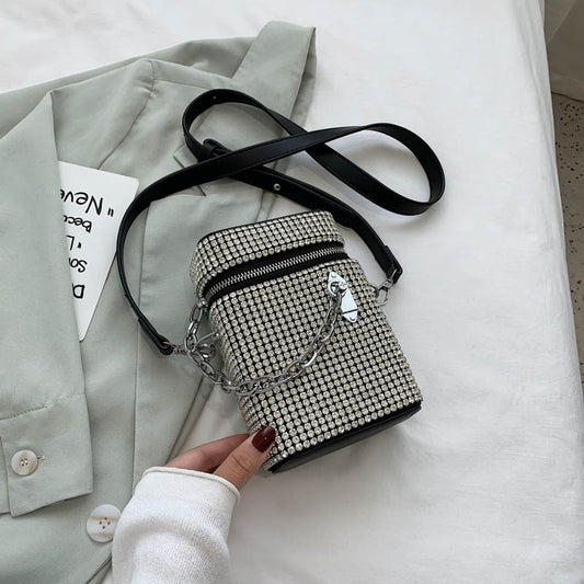 Personalized Rhinestone Shiny All-Match Messenger Bag -  WOMEN BAGS - anassiri.com anassiri.com