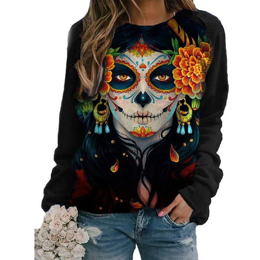 Halloween print sweatshirt -  Halloween print sweatshirt - anassiri.com anassiri.com