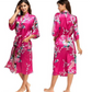 Satin Robes for Brides Wedding Robe Sleepwear Silk -   - anassiri.com
