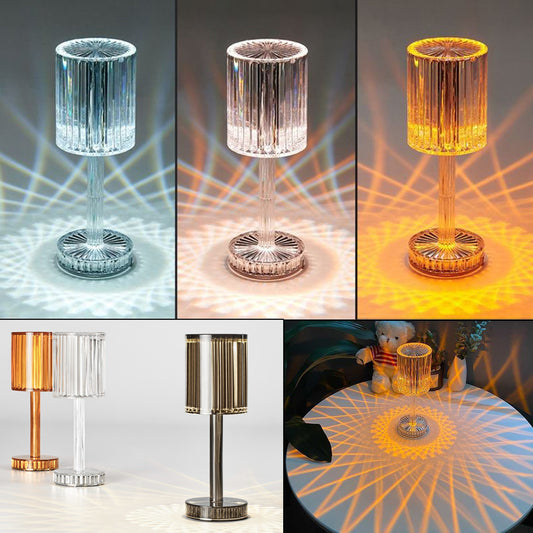 New Crystal Table Lamp Hotel Decoration Diamond Romantic Warm Led For Home Decor Romantic Gift Night Light -  Decoration - anassiri.com anassiri.com
