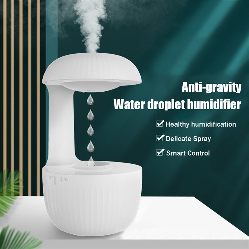 Anti-gravity Air Humidifier Mute Countercurrent Humidifier Levitating Water Drops Cool Mist Maker Fogger Relieve Fatigue -   - anassiri.com