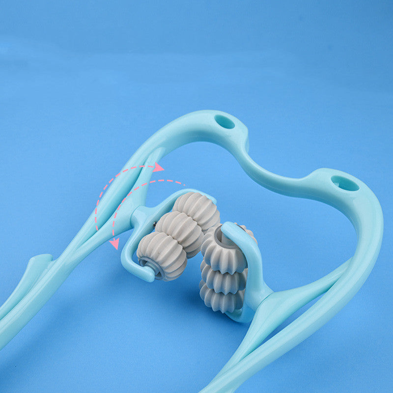 Multifunctional Manual Six-wheel Neck Massager -  women accessoire - anassiri.com anassiri.com