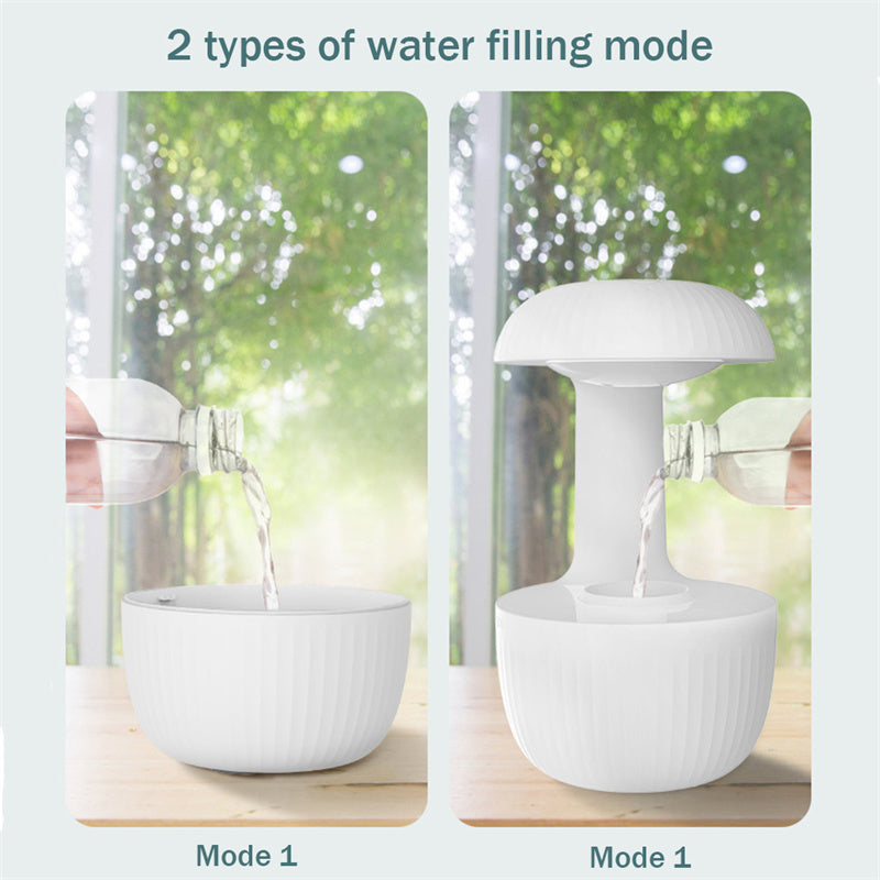 Anti-gravity Air Humidifier Mute Countercurrent Humidifier Levitating Water Drops Cool Mist Maker Fogger Relieve Fatigue -   - anassiri.com