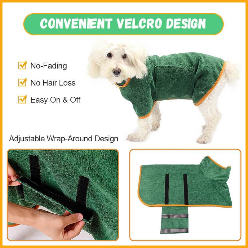 Serviette absorbante pour chien -  dog clothes - anassiri.com