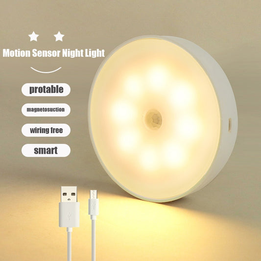LED Motion Sensor Light Wireless Night Light Under Cabinet -  Lampe - anassiri.com anassiri.com