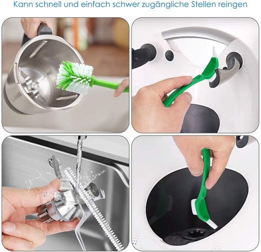 colorer le kit complet Couteau nettoyeur bol Pot outil de lavage brosse de nettoyage idéal pour Thermomix TM5 -  colorer le kit complet - anassiri.com anassiri.com