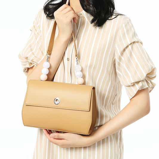 Leather Commuter Versatile One Shoulder Handheld Underarm Bag -  WOMEN BAGS - anassiri.com anassiri.com