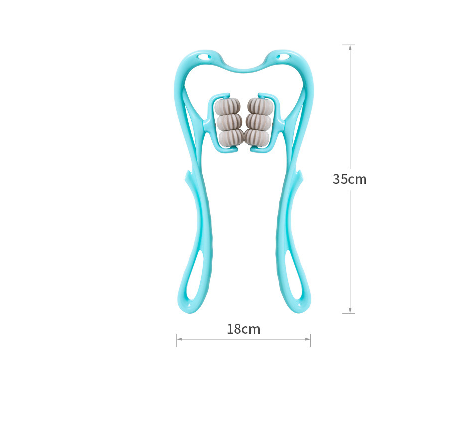 Multifunctional Manual Six-wheel Neck Massager -  women accessoire - anassiri.com