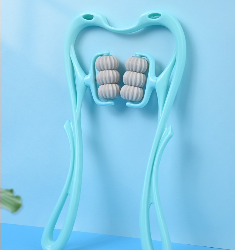 Multifunctional Manual Six-wheel Neck Massager -  women accessoire - anassiri.com anassiri.com