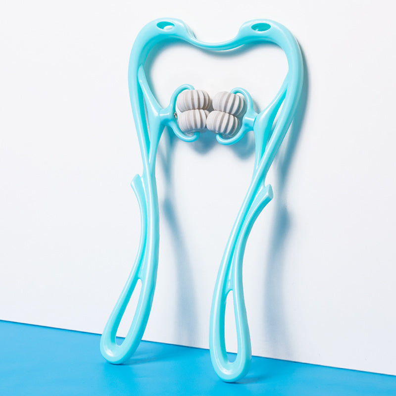 Multifunctional Manual Six-wheel Neck Massager -  women accessoire - anassiri.com anassiri.com