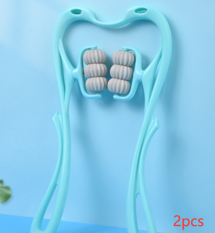 Multifunctional Manual Six-wheel Neck Massager -  women accessoire - anassiri.com anassiri.com